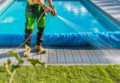 Cleaning Through Gardening Hose