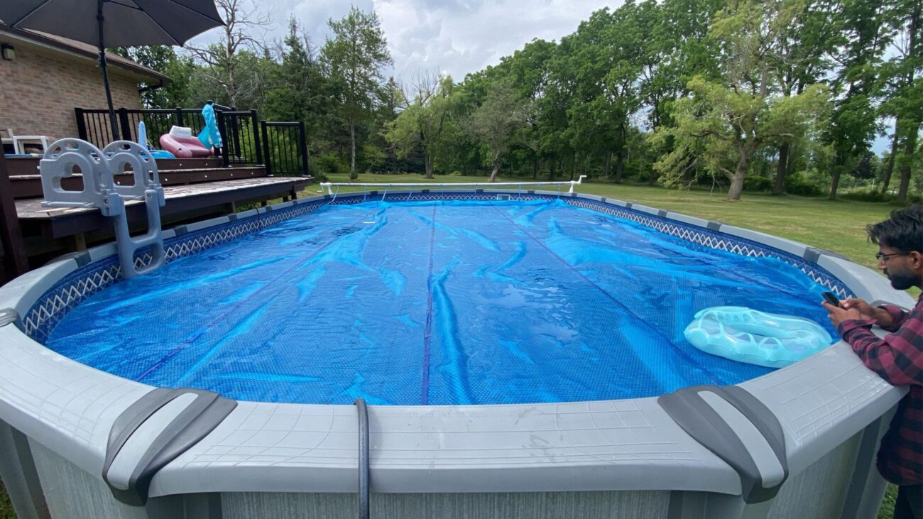 Above Ground Pool Cleaning Before