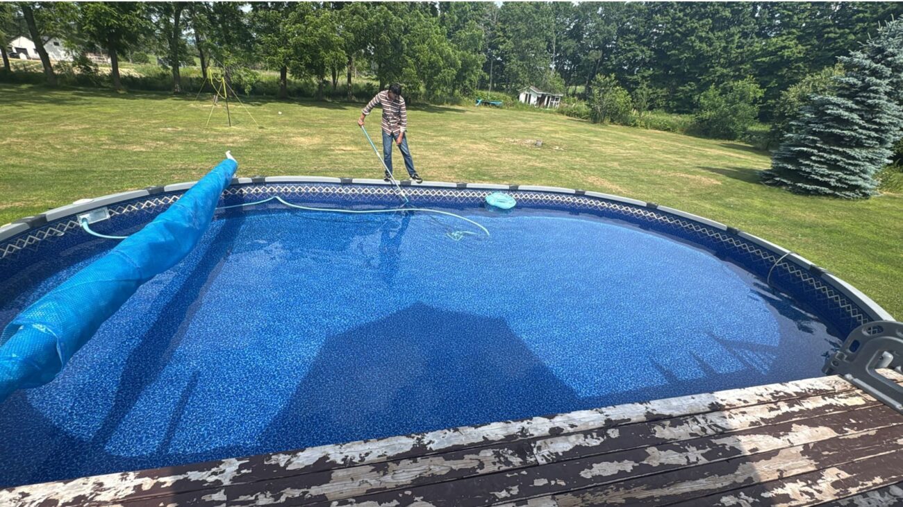 Above Ground Pool Cleaning After