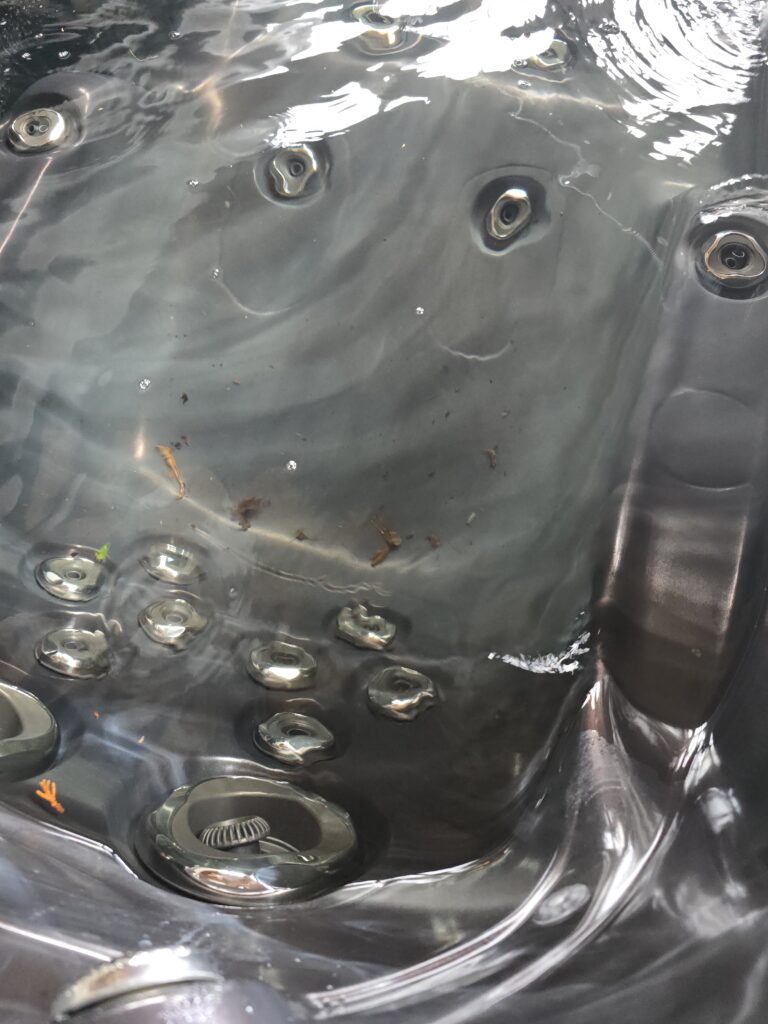 Hot Tub Before Cleaning