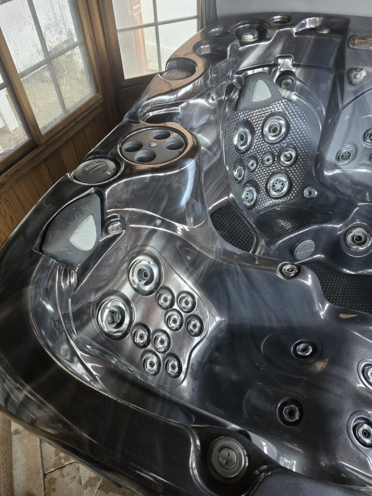 Hot Tub After Cleaning