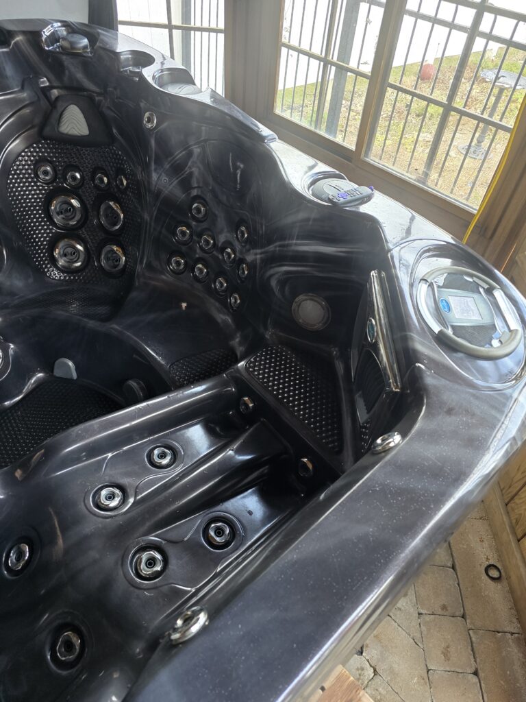 Hot Tub After Cleaning