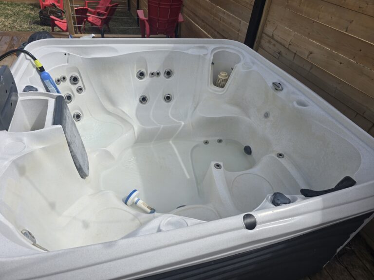 Hot Tub Cleaning Before