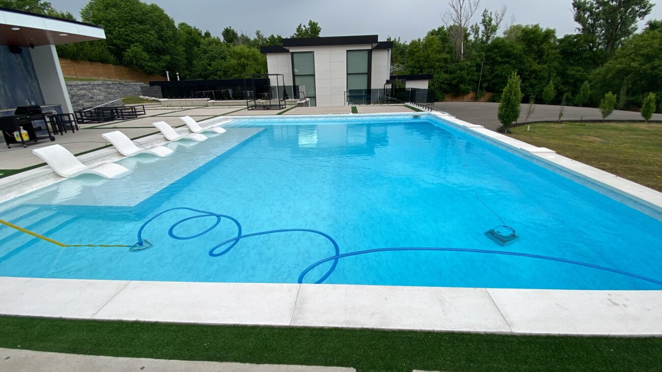 Rectangle Inground Pool Before