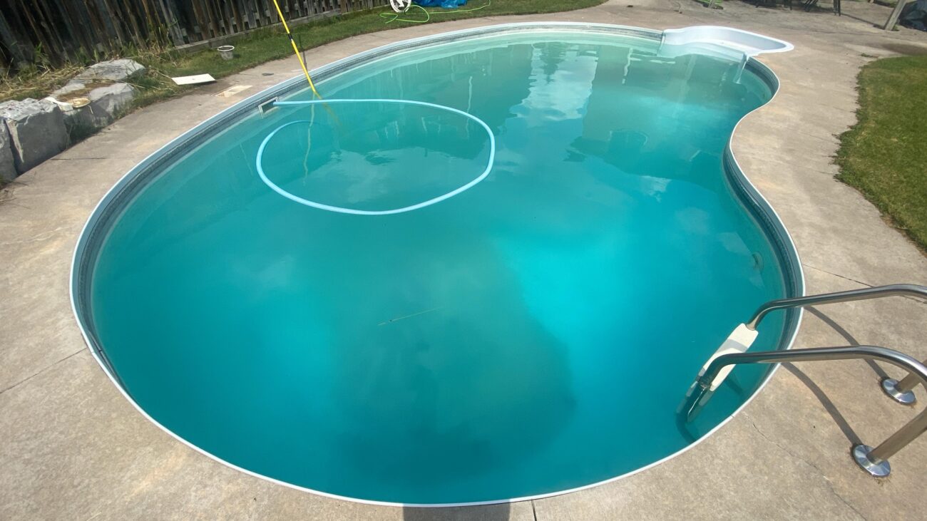Kidney Inground Pool after