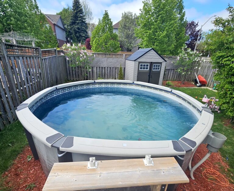 Above Ground Pool Opening After